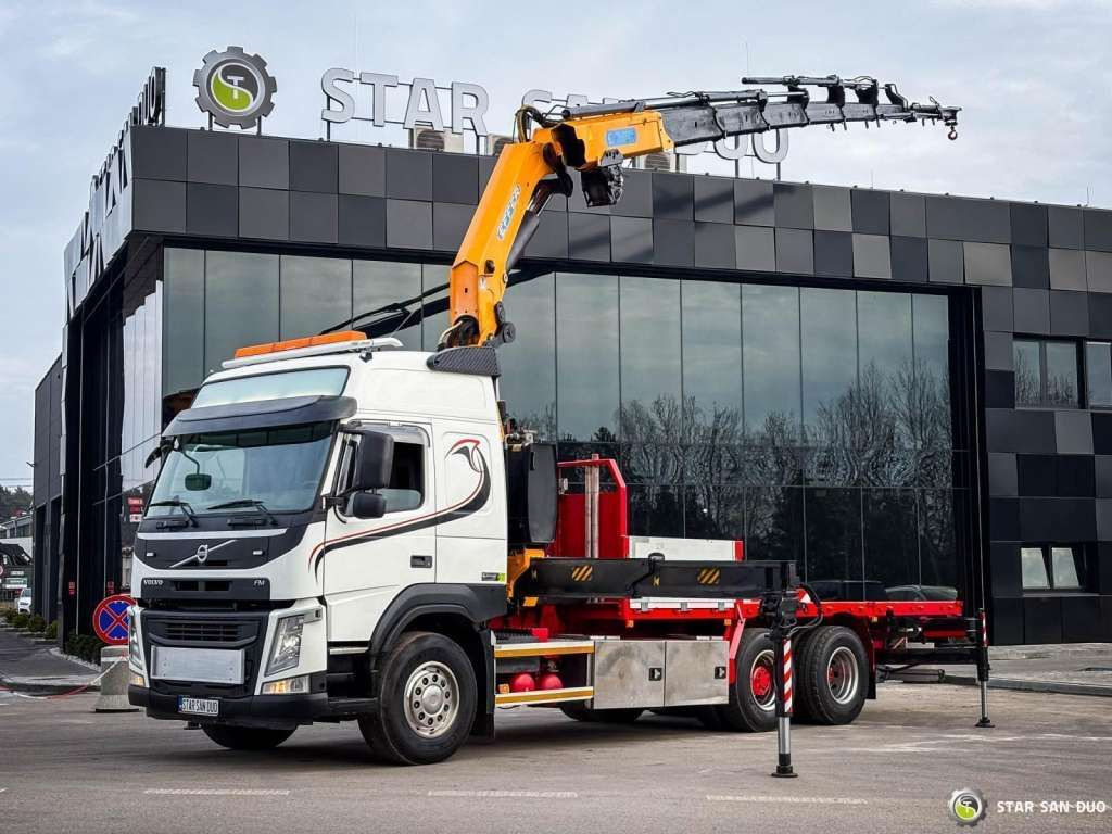 Volvo FM 450 6x2 EFFER 395/8S Euro 6 Crane Winch - Kraanaga veoauto: pilt 1 Volvo FM 450 6x2 EFFER 395/8S Euro 6 Crane Winch - Kraanaga veoauto: pilt 1