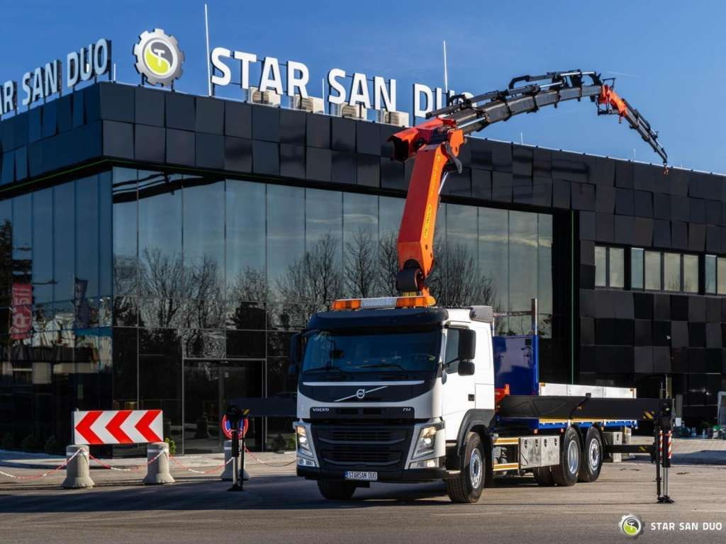Volvo FM 460 6x2 PALFINGER PK 42002 FLY JIB Crane Eu - Kraanaga veoauto: pilt 1 Volvo FM 460 6x2 PALFINGER PK 42002 FLY JIB Crane Eu - Kraanaga veoauto: pilt 1