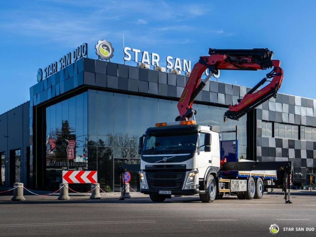 Volvo FM 460 6x2 PALFINGER PK 42002 FLY JIB Crane Eu - Kraanaga veoauto: pilt 2 Volvo FM 460 6x2 PALFINGER PK 42002 FLY JIB Crane Eu - Kraanaga veoauto: pilt 2