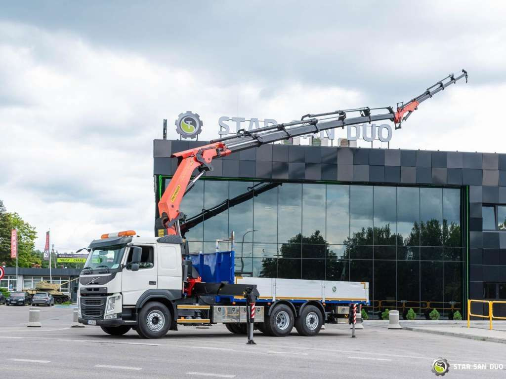 Volvo FM 460 6x2 PALFINGER PK 42002 FLY JIB Crane Eu - Kraanaga veoauto: pilt 1 Volvo FM 460 6x2 PALFINGER PK 42002 FLY JIB Crane Eu - Kraanaga veoauto: pilt 1