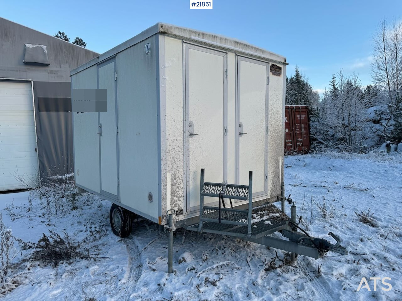 Arbeidsbrakke m/ forbrenningstoalett - Ehitusmahuti: pilt 1 Arbeidsbrakke m/ forbrenningstoalett - Ehitusmahuti: pilt 1