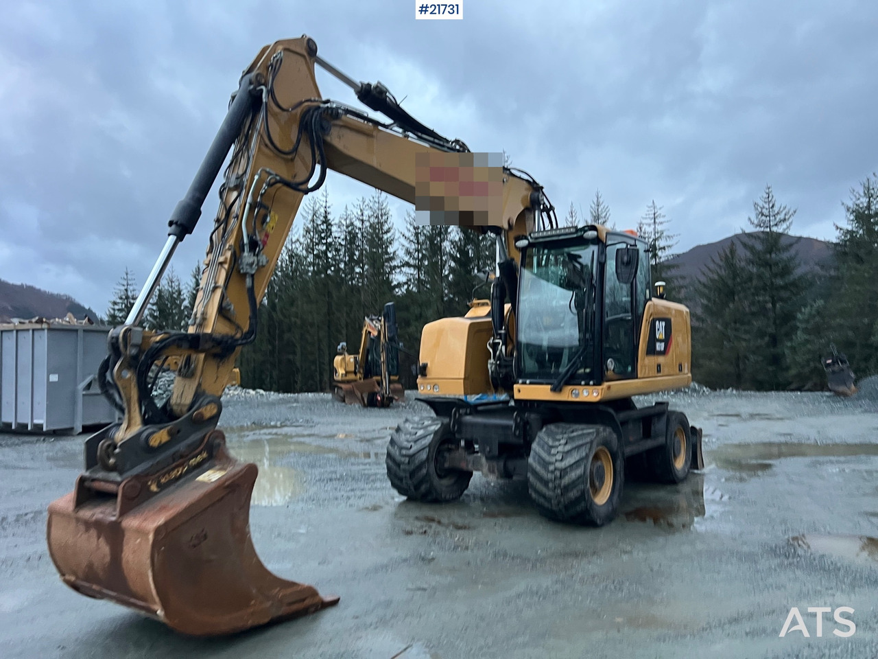 CAT M318F Hjulmaskin m/ oilquick og tannskuffe - Ratastel ekskavaator: pilt 3 CAT M318F Hjulmaskin m/ oilquick og tannskuffe - Ratastel ekskavaator: pilt 3