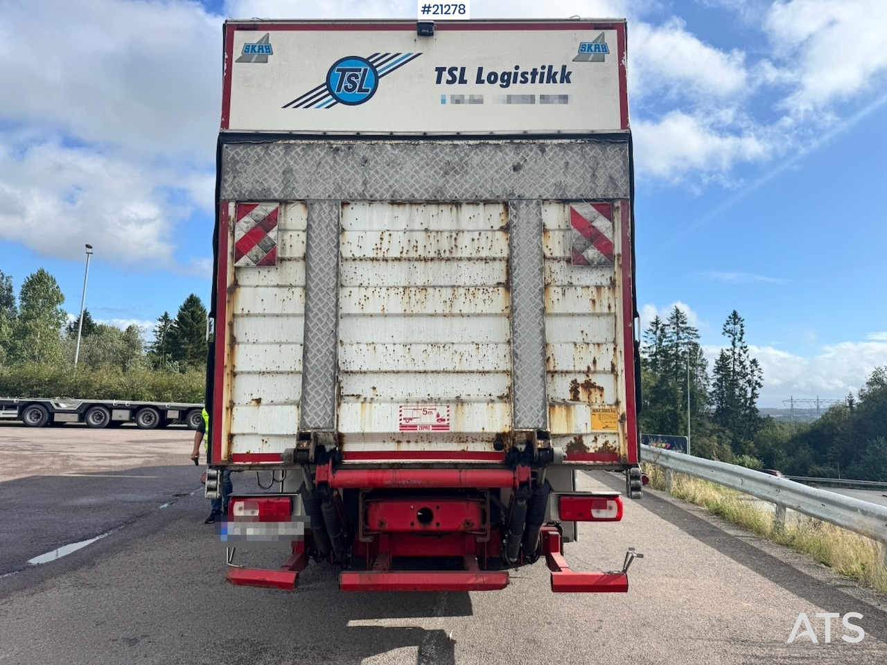 Kasti veoauto DAF CF440 6x2 Skapbil m/ kjøl/frys aggregat. Euro 6: pilt 5