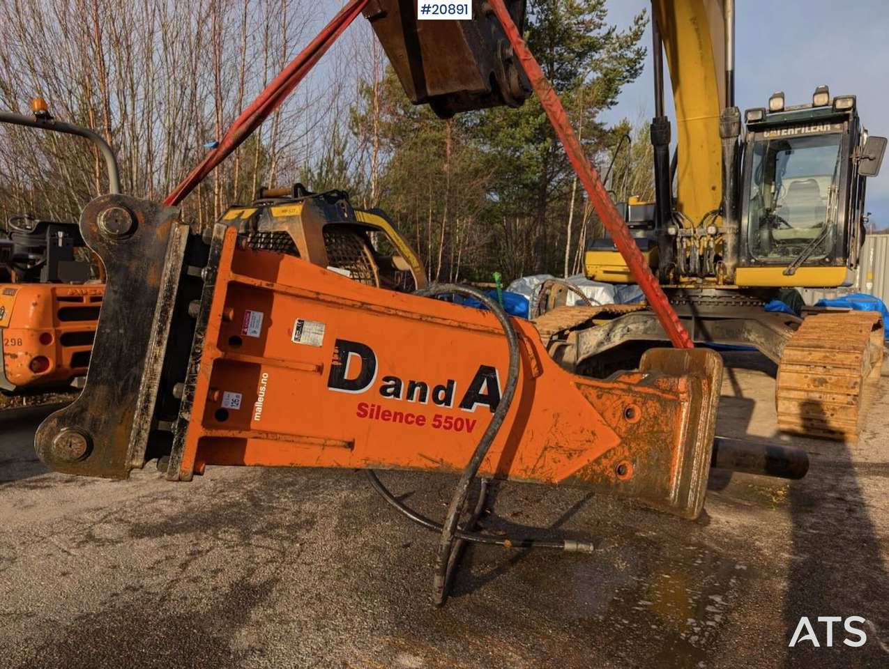 Danda Silence 550V - Hüdrauliline haamer - Ehitusmasinad: pilt 2 Danda Silence 550V - Hüdrauliline haamer - Ehitusmasinad: pilt 2