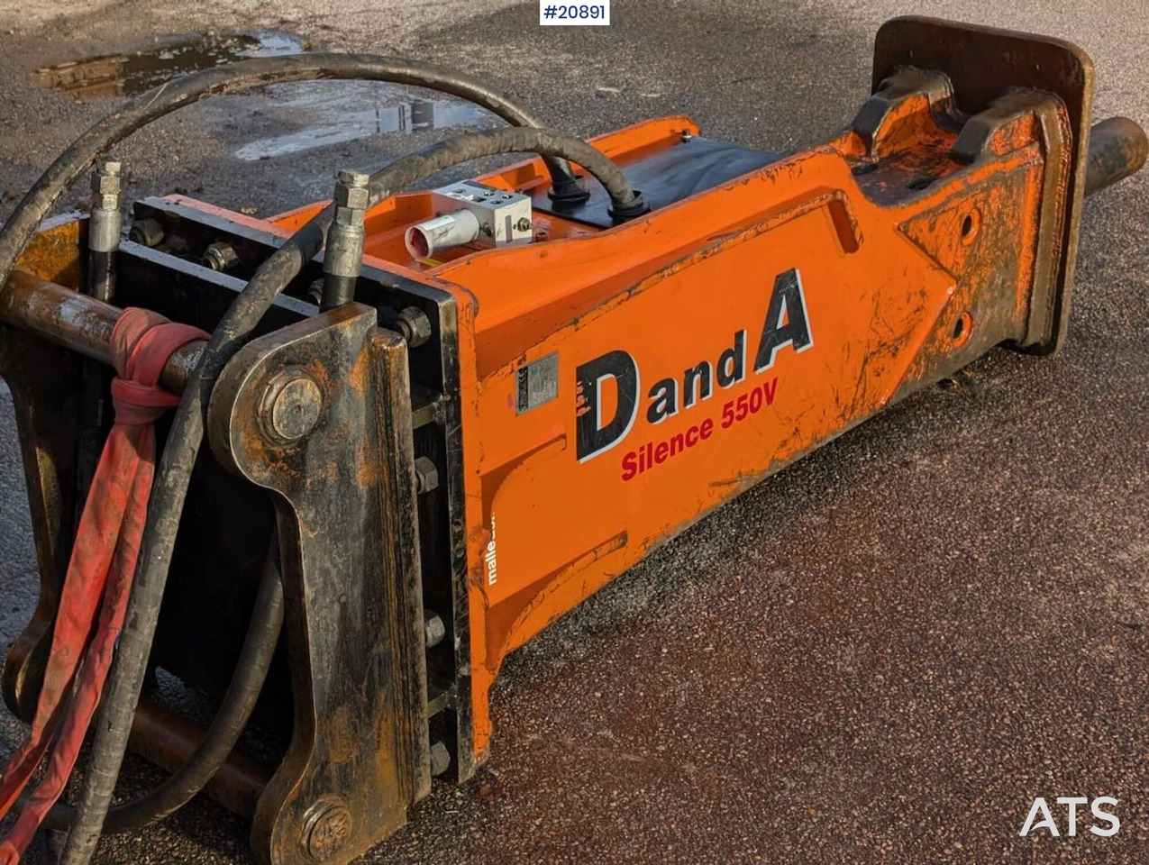 Danda Silence 550V - Hüdrauliline haamer - Ehitusmasinad: pilt 1 Danda Silence 550V - Hüdrauliline haamer - Ehitusmasinad: pilt 1