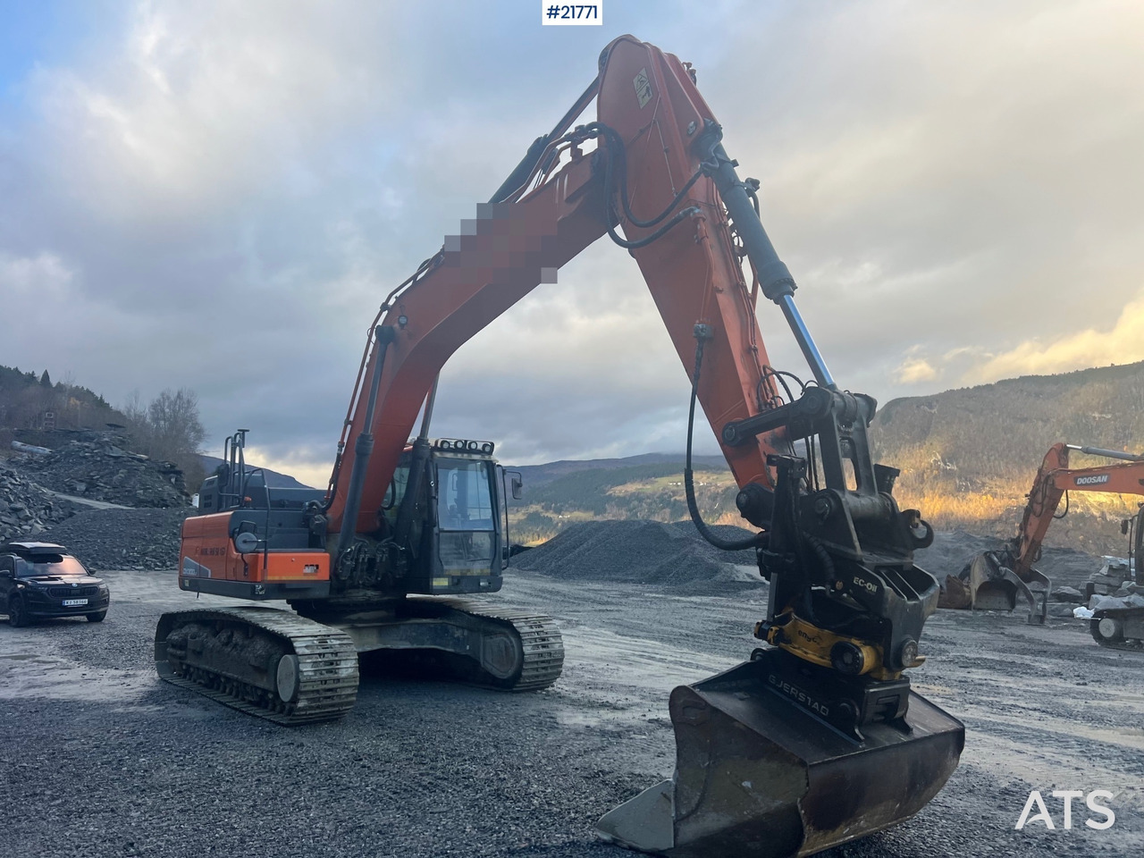 Doosan Dx300lc-5 Gravemaskin m/ rototilt og pusseskuffe - Ekskavaator: pilt 5 Doosan Dx300lc-5 Gravemaskin m/ rototilt og pusseskuffe - Ekskavaator: pilt 5