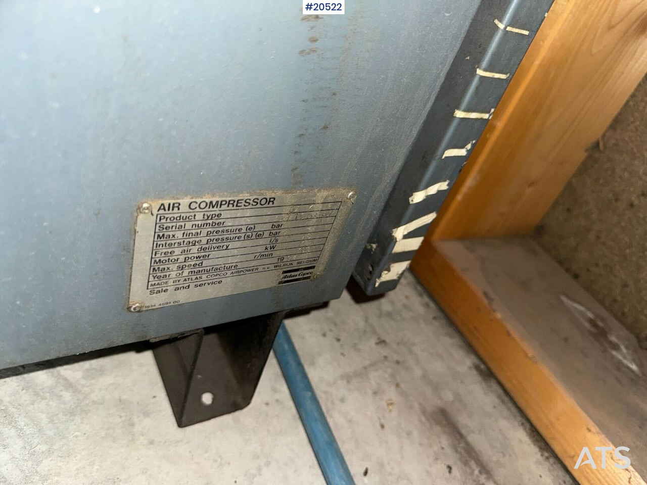 Atlas Copco GA7 - Ehitusmasinad: pilt 4 Atlas Copco GA7 - Ehitusmasinad: pilt 4