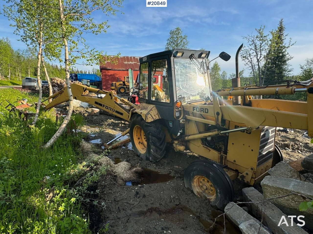 Ekskavaator-laadur Ford 555: pilt 14