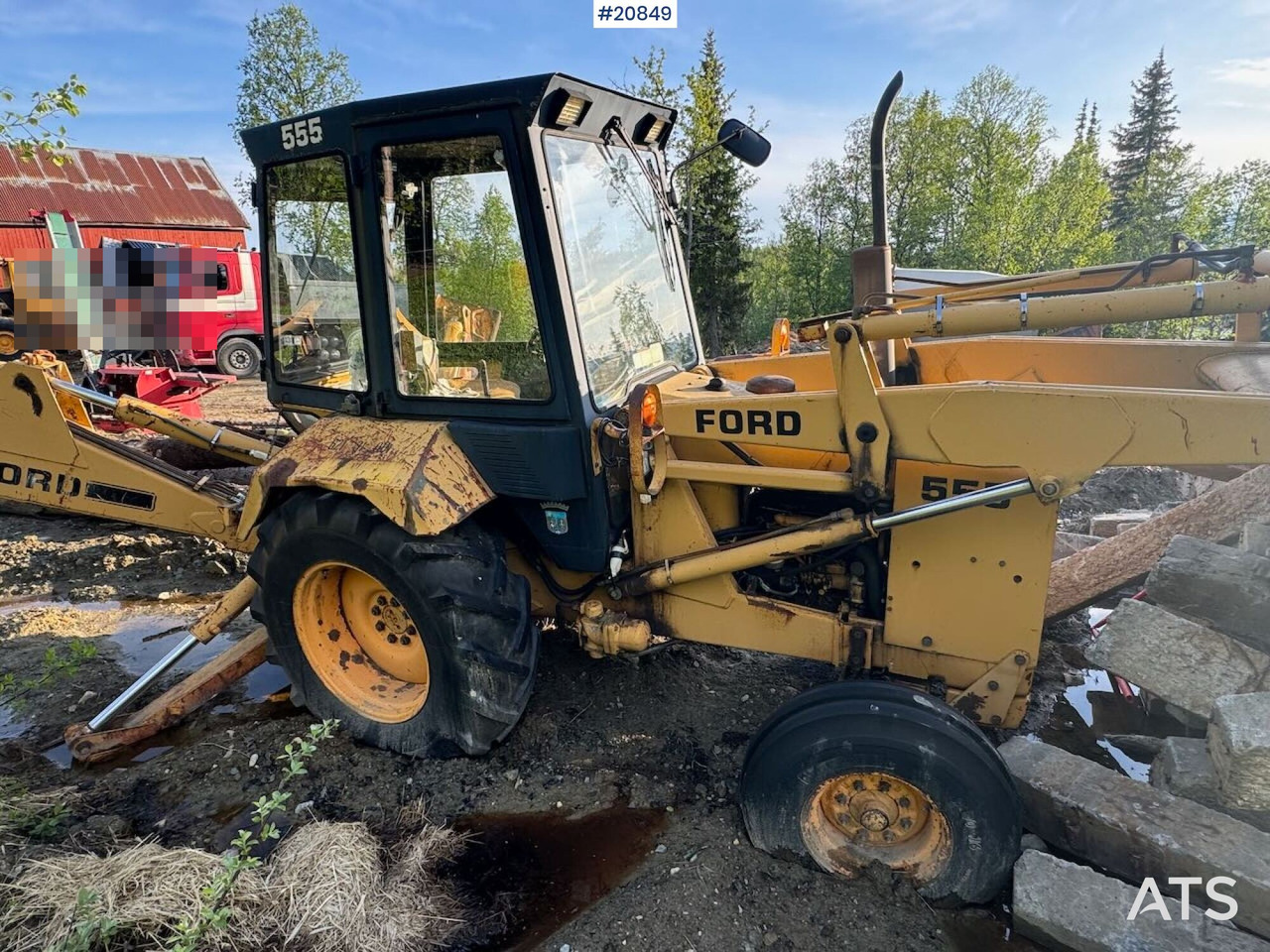 Ekskavaator-laadur Ford 555: pilt 17