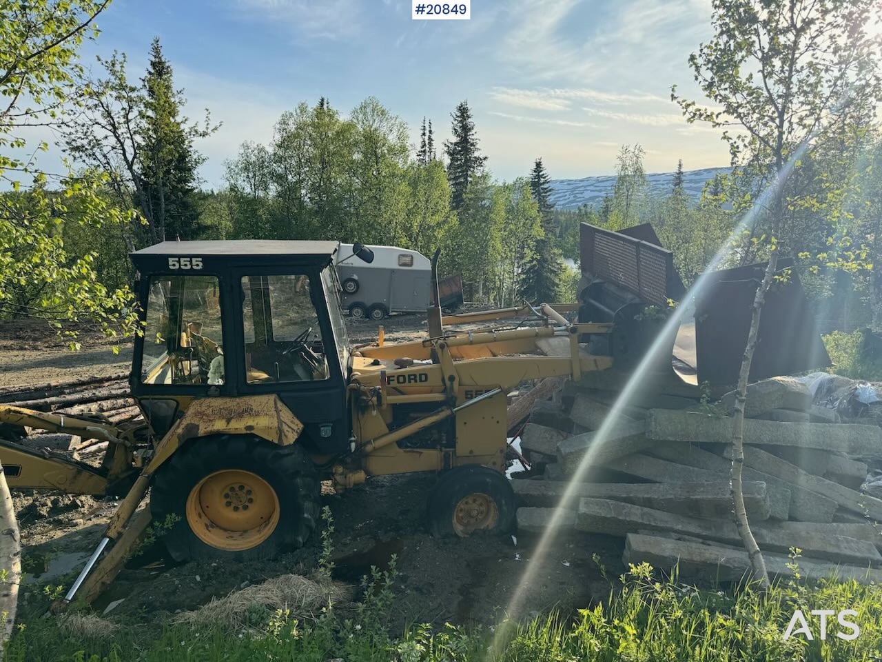 Ekskavaator-laadur Ford 555: pilt 12
