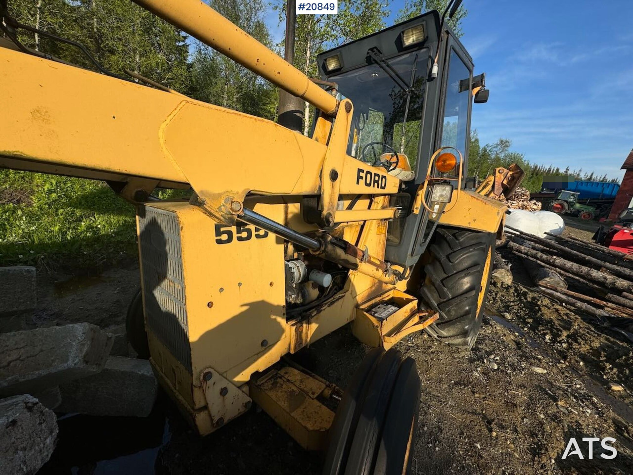 Ekskavaator-laadur Ford 555: pilt 29