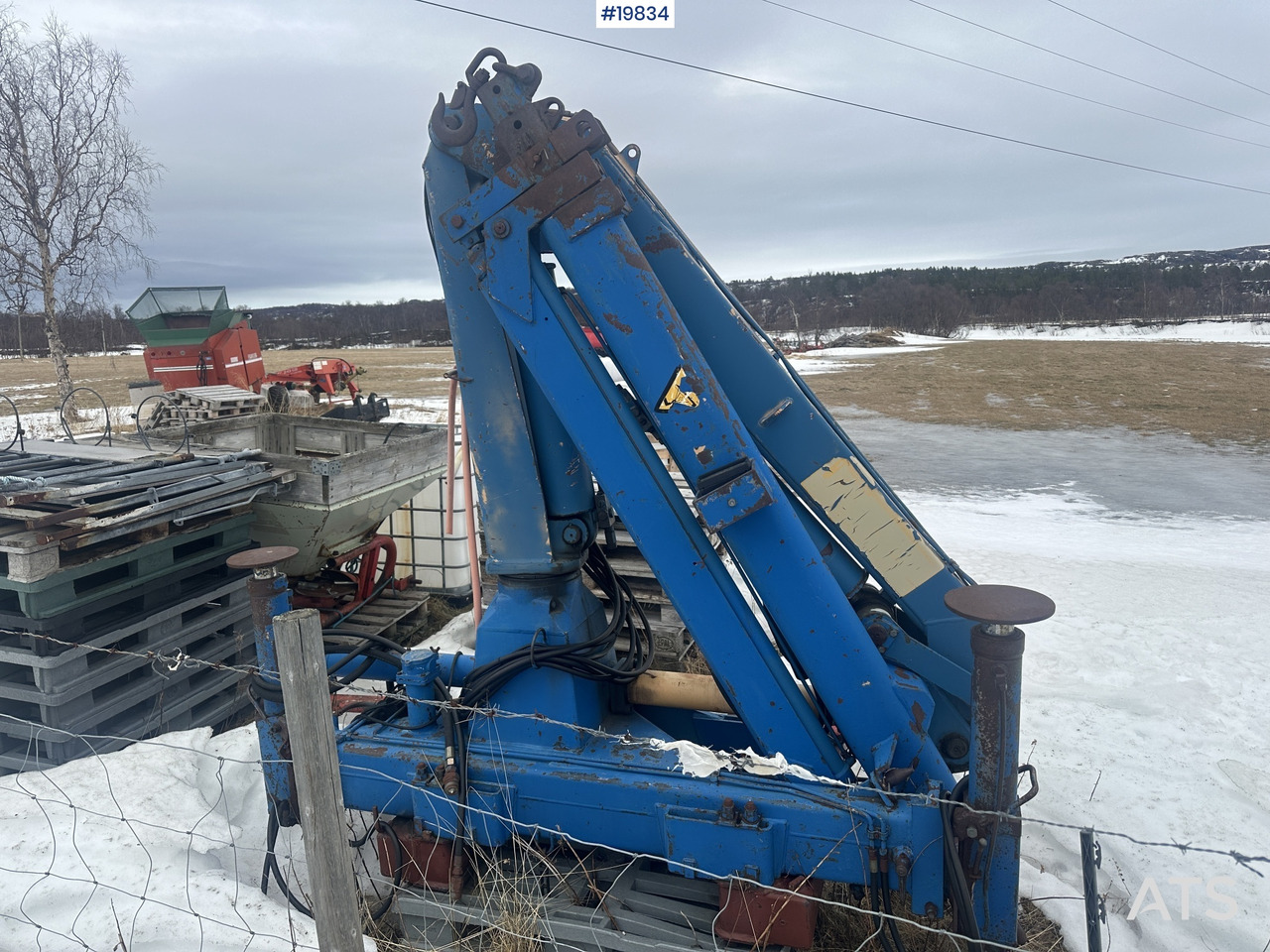 HMF rear-mounted 10 t/m crane - Kraana-manipulaator: pilt 3 HMF rear-mounted 10 t/m crane - Kraana-manipulaator: pilt 3