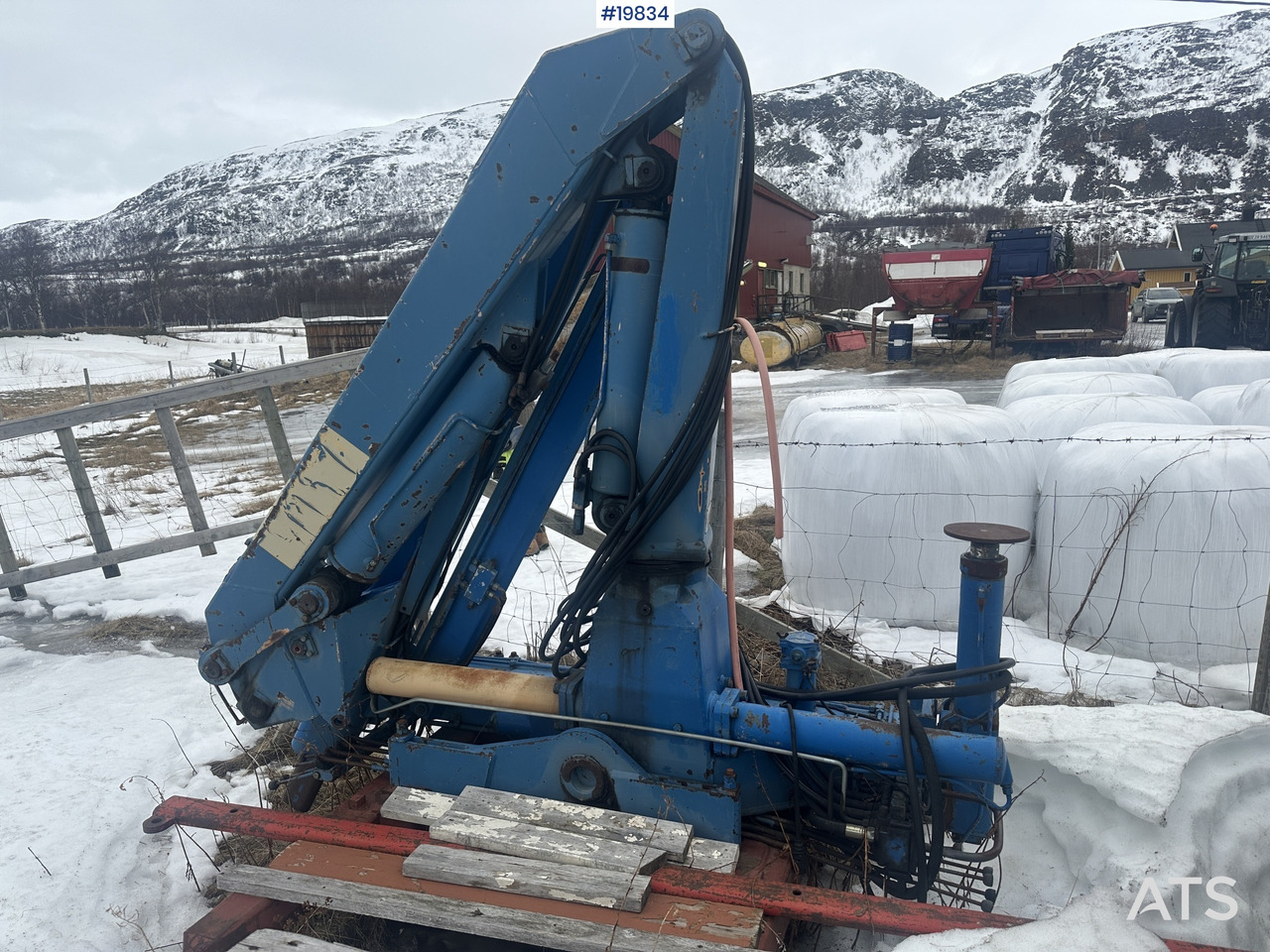 HMF rear-mounted 10 t/m crane - Kraana-manipulaator: pilt 4 HMF rear-mounted 10 t/m crane - Kraana-manipulaator: pilt 4