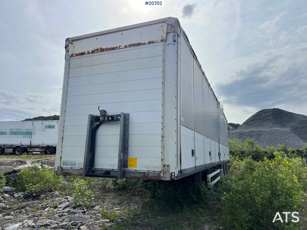 HRD 3 akslet kapelltralle rep.objekt m/ full sideåpning - Furgoonpoolhaagis: pilt 5 HRD 3 akslet kapelltralle rep.objekt m/ full sideåpning - Furgoonpoolhaagis: pilt 5