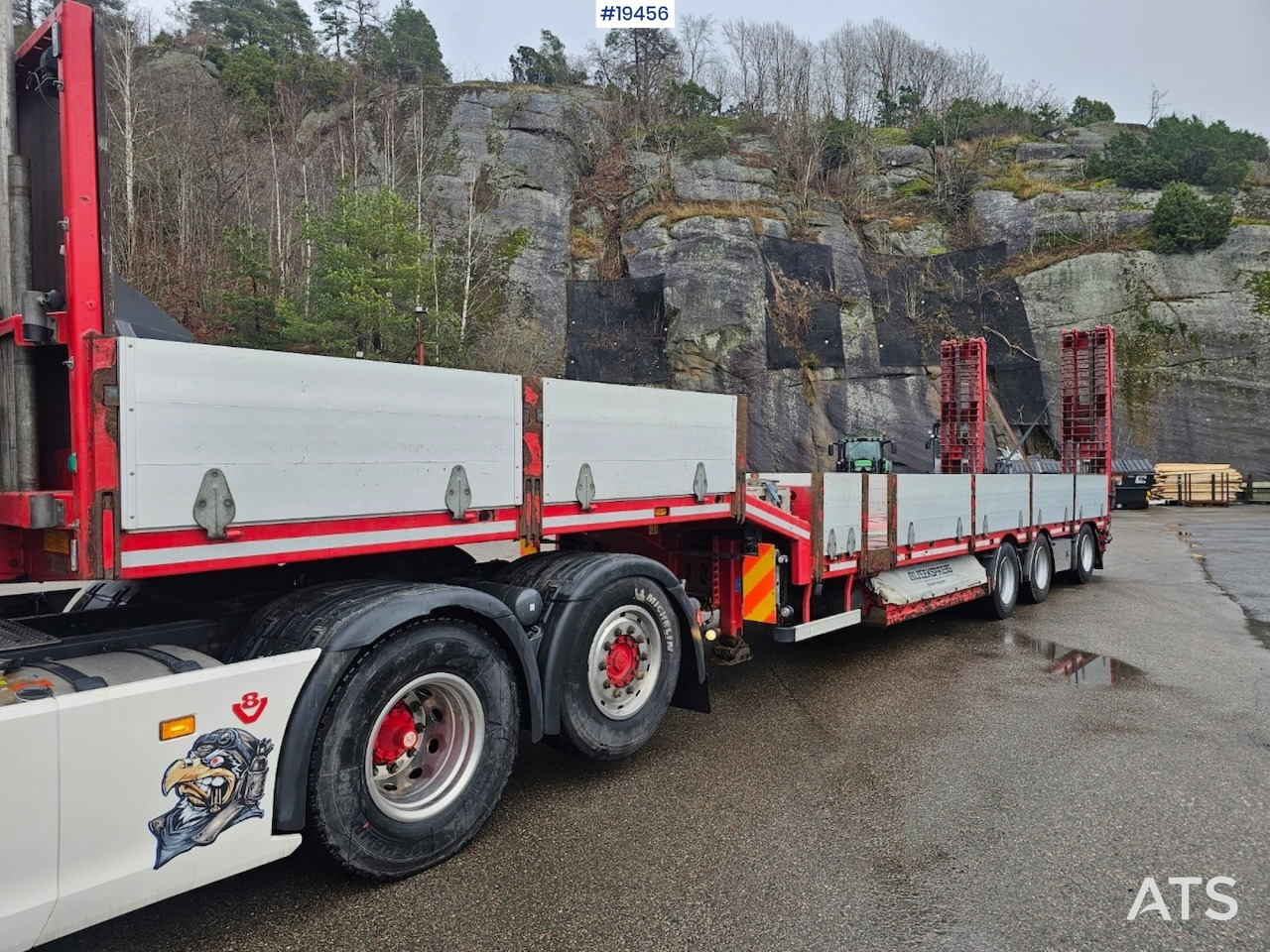 HRD Maskinsemi - Madal platvormpoolhaagis: pilt 2 HRD Maskinsemi - Madal platvormpoolhaagis: pilt 2