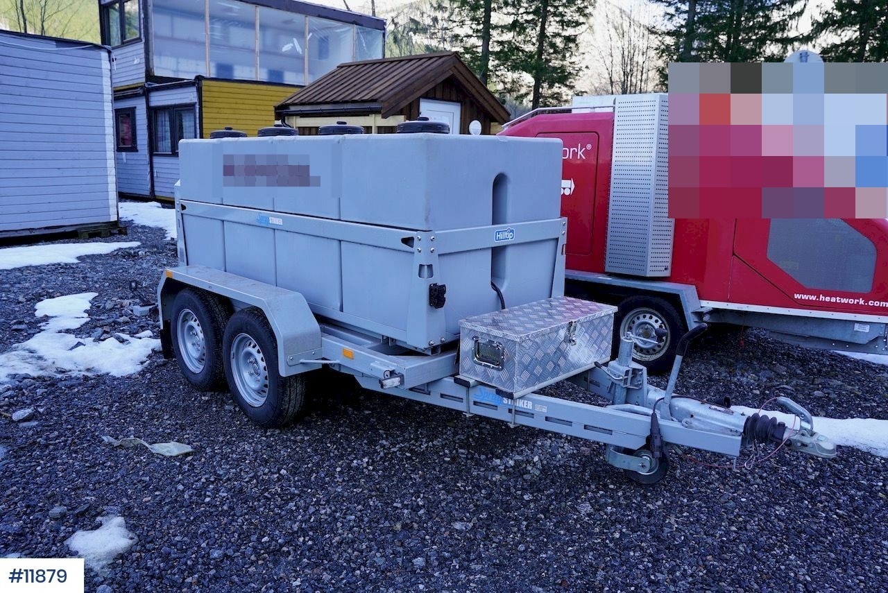 Respo boggihenger med Hilltip Spray striker vannvogn - Haagis: pilt 1 Respo boggihenger med Hilltip Spray striker vannvogn - Haagis: pilt 1
