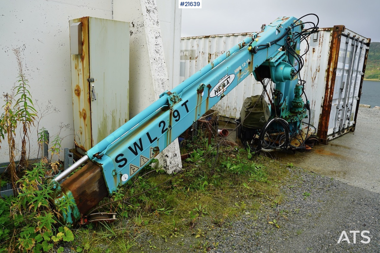 Heila Heila HMR12-1S kran med vinsj (stått på båt) - Kraana-manipulaator: pilt 1 Heila Heila HMR12-1S kran med vinsj (stått på båt) - Kraana-manipulaator: pilt 1