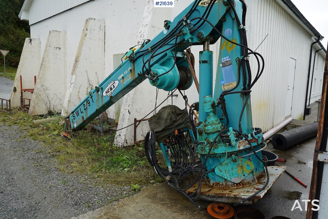 Heila Heila HMR12-1S kran med vinsj (stått på båt) - Kraana-manipulaator: pilt 3 Heila Heila HMR12-1S kran med vinsj (stått på båt) - Kraana-manipulaator: pilt 3