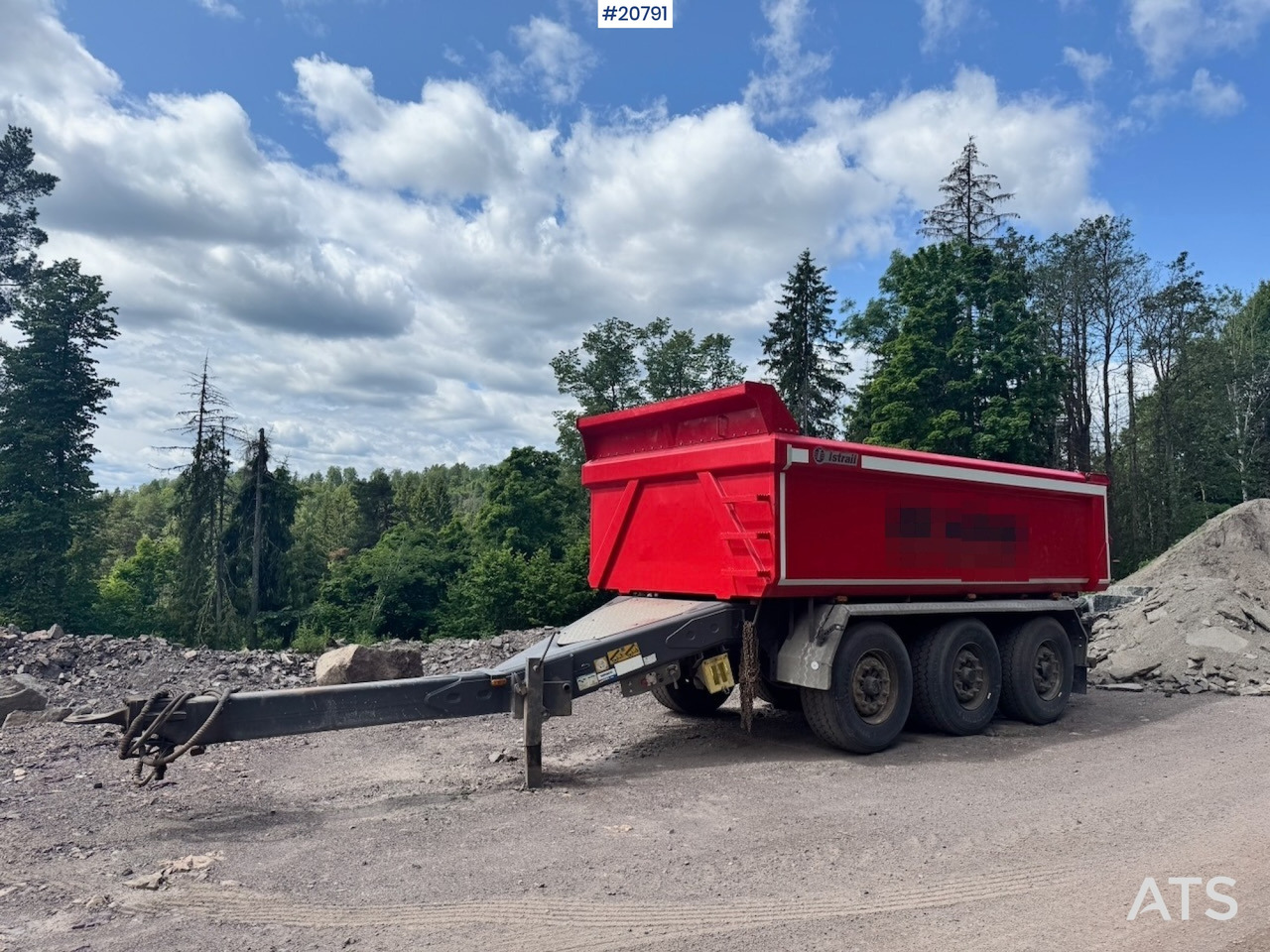 Istrail trippelkjerre - Kalluri järelhaagis: pilt 2 Istrail trippelkjerre - Kalluri järelhaagis: pilt 2