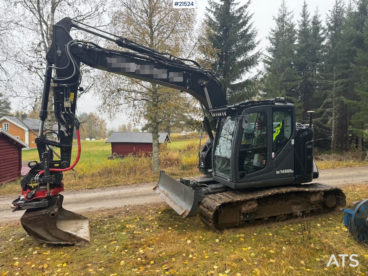 Kobelco SK140SRLC - Lintekskavaator: pilt 3 Kobelco SK140SRLC - Lintekskavaator: pilt 3
