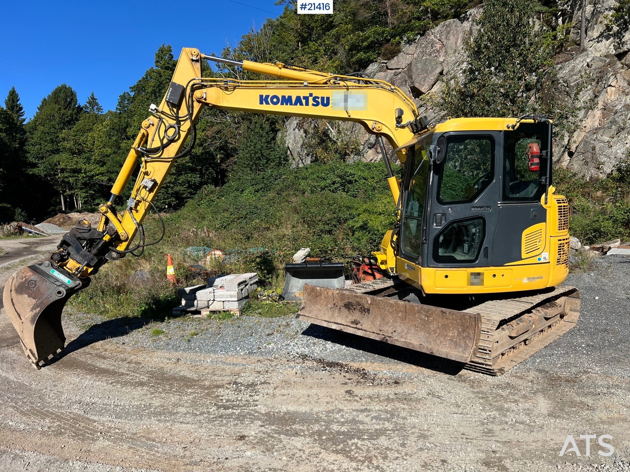 Komatsu PC78US - Lintekskavaator: pilt 1 Komatsu PC78US - Lintekskavaator: pilt 1