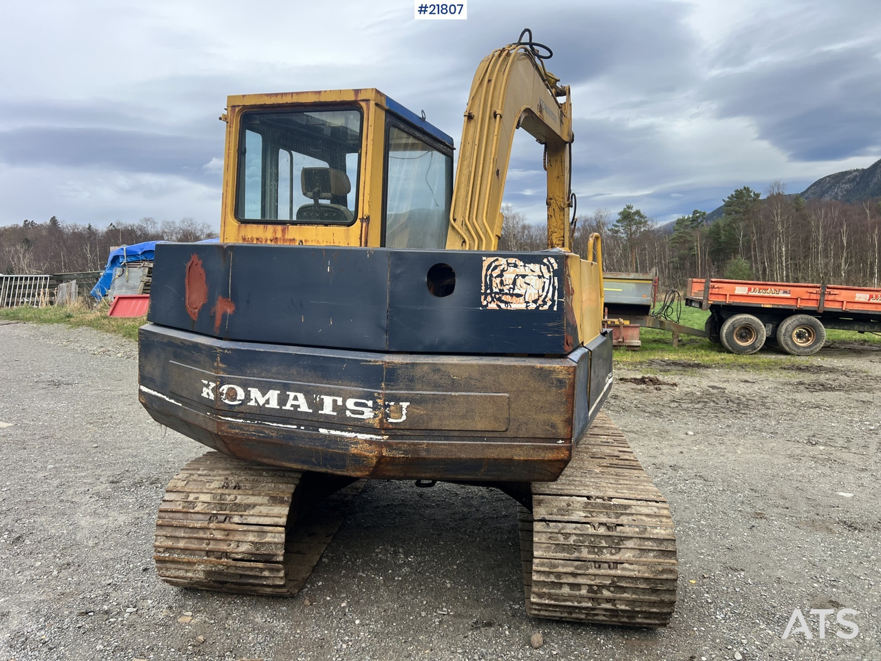 Komatsu pc60-5 gravemaskin m/ renskeskuffe,soldeskuffe og smalskuffe - Ekskavaator: pilt 5 Komatsu pc60-5 gravemaskin m/ renskeskuffe,soldeskuffe og smalskuffe - Ekskavaator: pilt 5