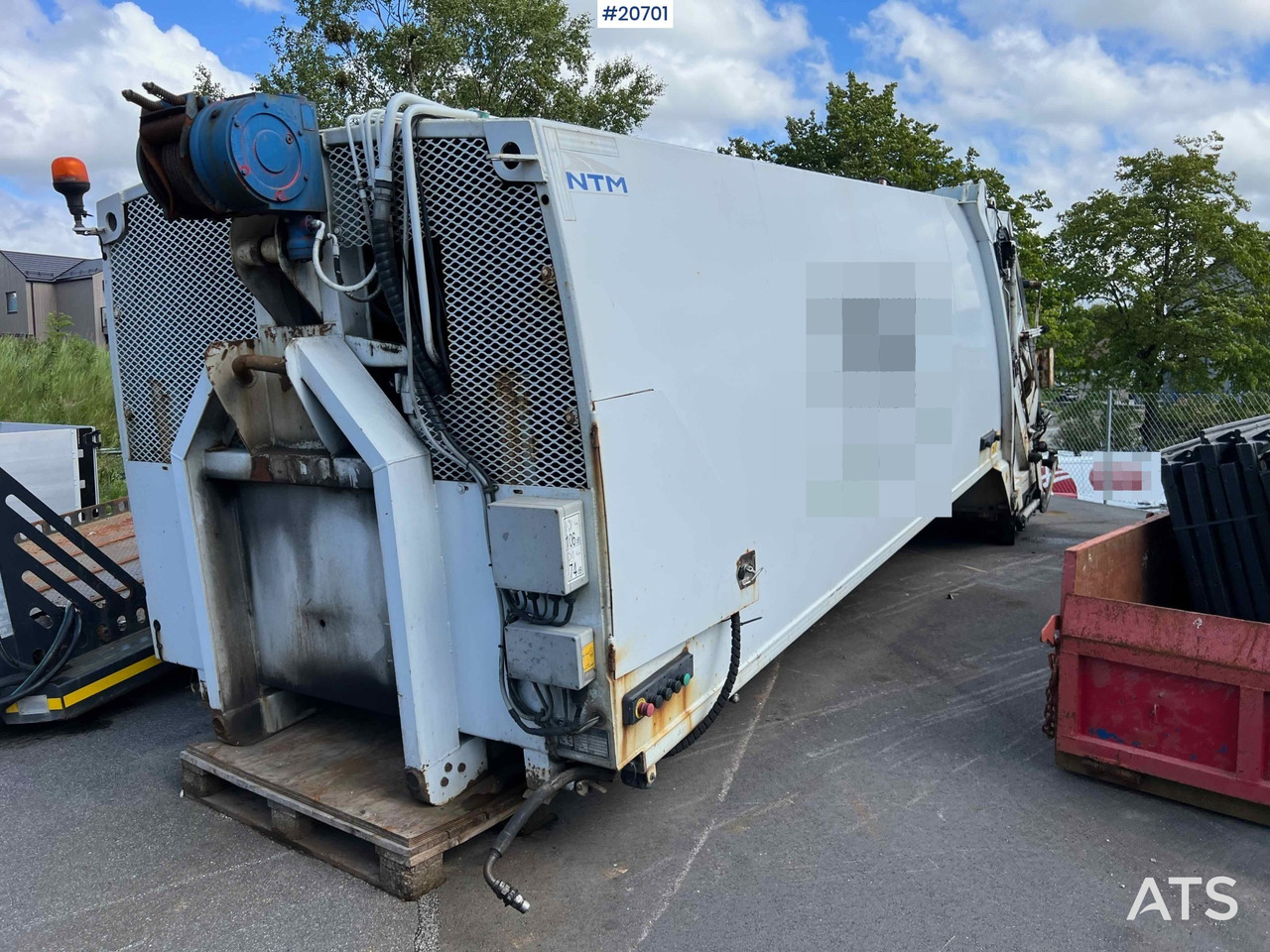 Komprimator på krokramme - Multilift konteiner: pilt 1 Komprimator på krokramme - Multilift konteiner: pilt 1