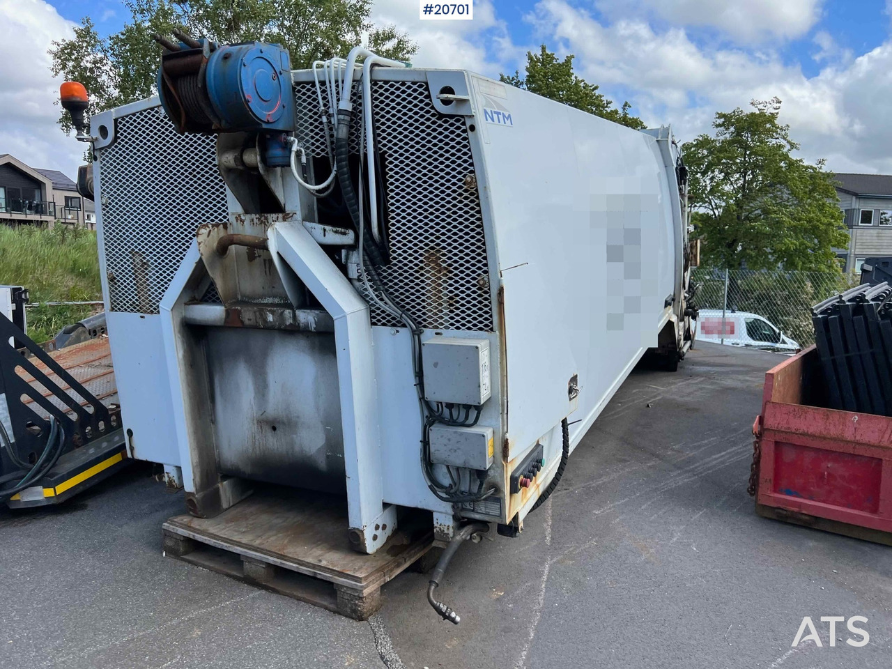 Komprimator på krokramme - Multilift konteiner: pilt 2 Komprimator på krokramme - Multilift konteiner: pilt 2