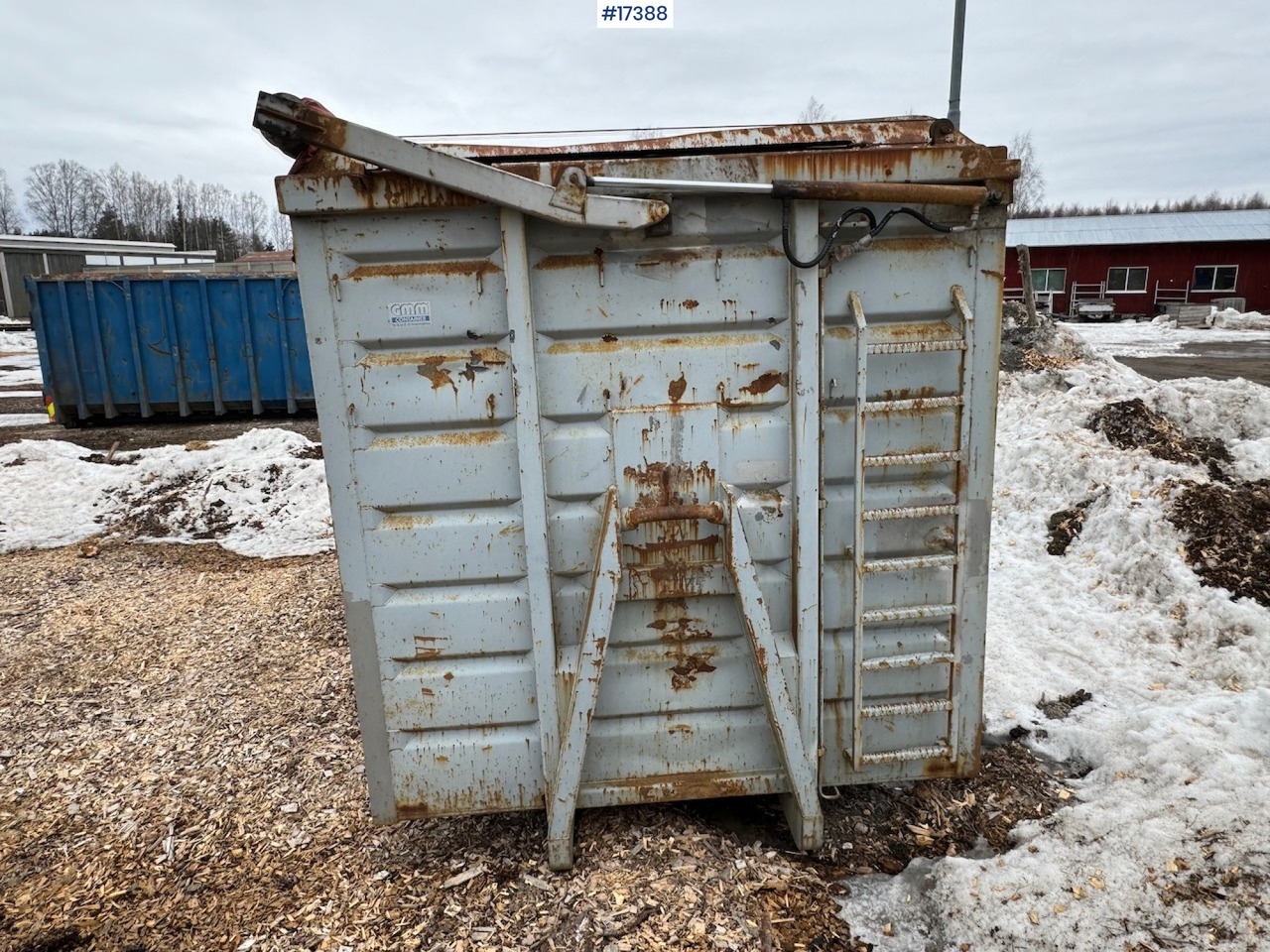 Krokcontainer m/ hydraulisk rullepresenning - Multilift konteiner: pilt 4 Krokcontainer m/ hydraulisk rullepresenning - Multilift konteiner: pilt 4