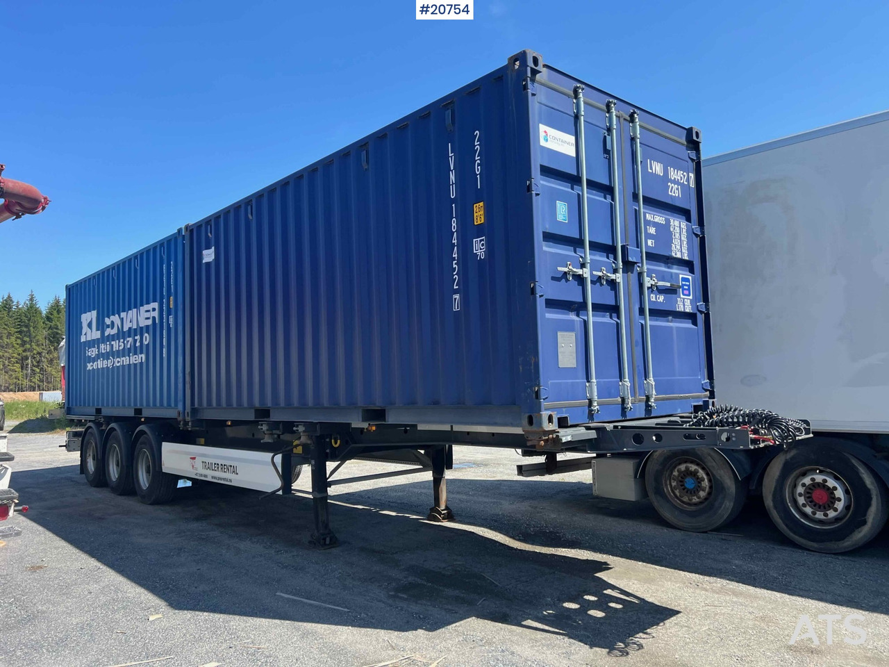 Krone containerhenger - Konteinerveduk/ Tõstukiga poolhaagis: pilt 2 Krone containerhenger - Konteinerveduk/ Tõstukiga poolhaagis: pilt 2