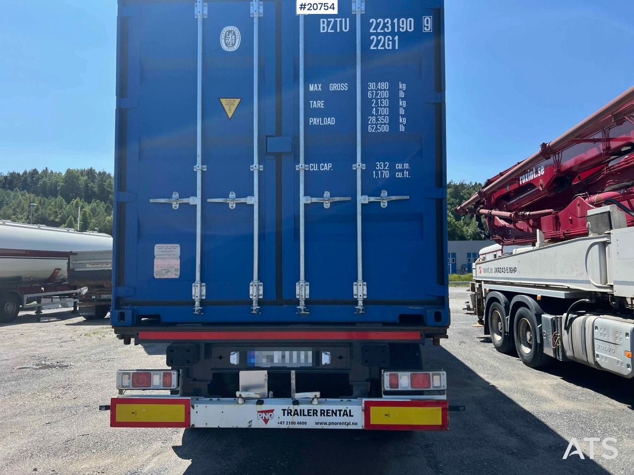 Krone containerhenger - Konteinerveduk/ Tõstukiga poolhaagis: pilt 5 Krone containerhenger - Konteinerveduk/ Tõstukiga poolhaagis: pilt 5
