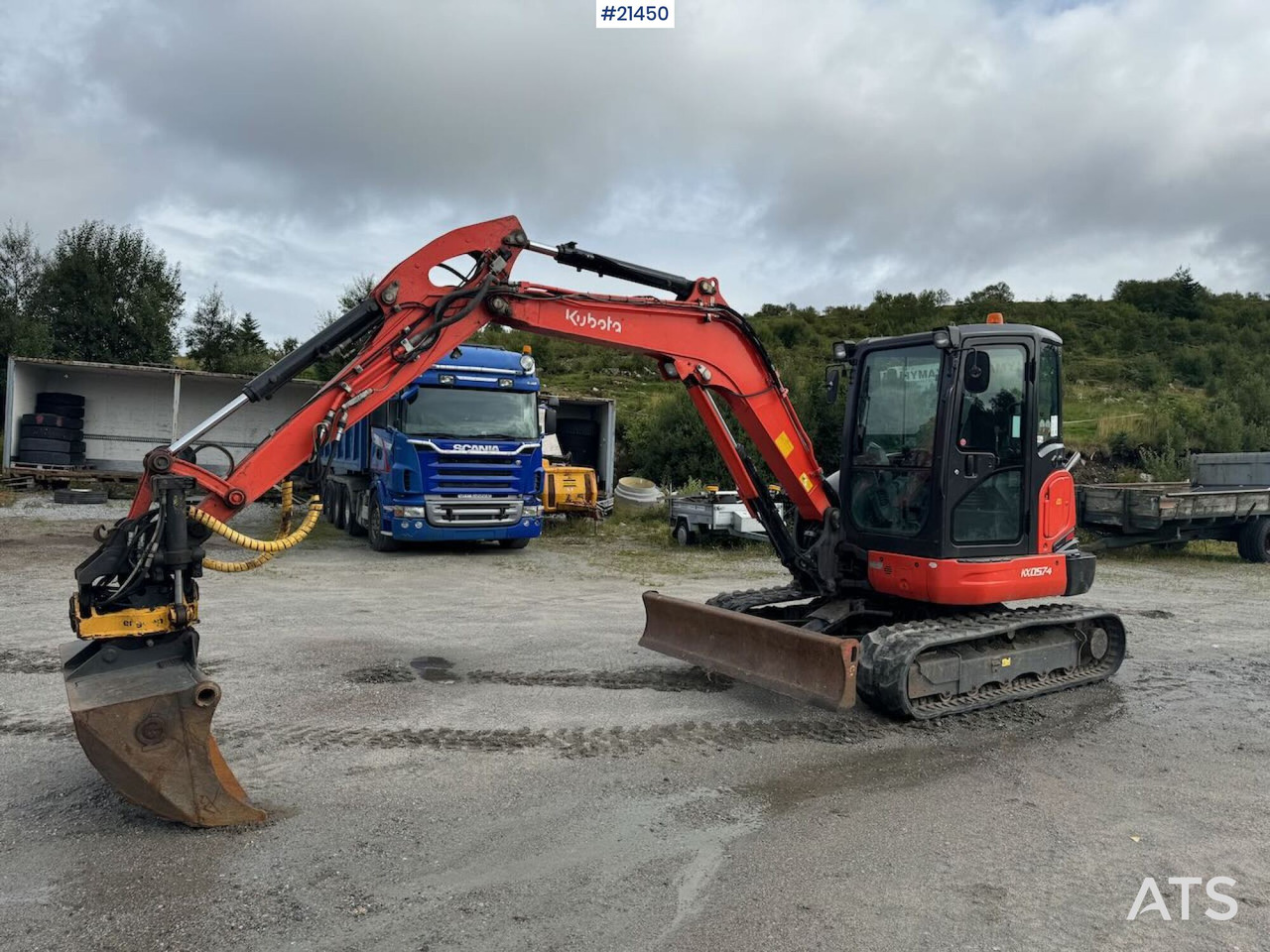 Kubota KX 057-4 - Lintekskavaator: pilt 1 Kubota KX 057-4 - Lintekskavaator: pilt 1