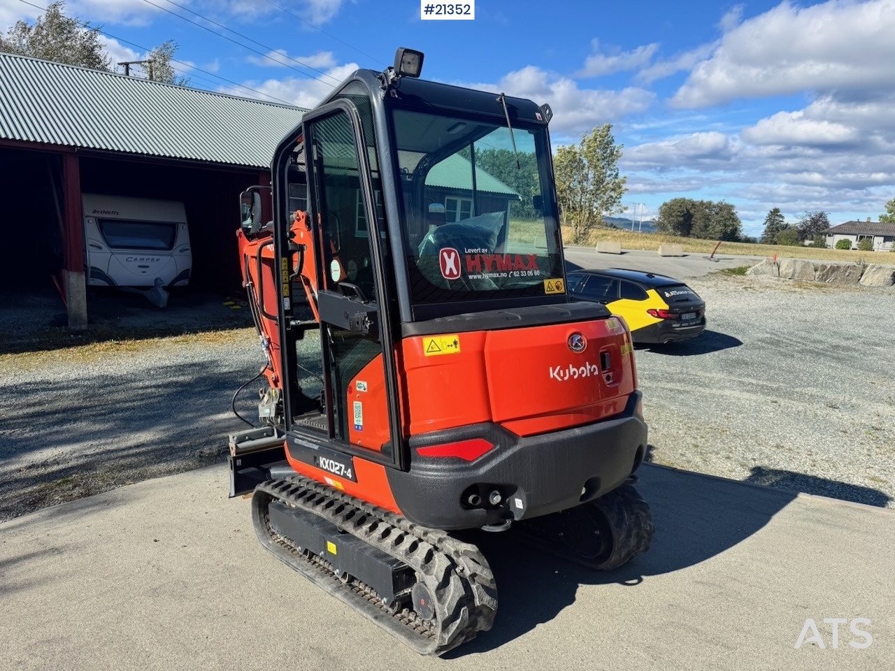 Kubota KX027-4 - Miniekskavaator: pilt 3 Kubota KX027-4 - Miniekskavaator: pilt 3
