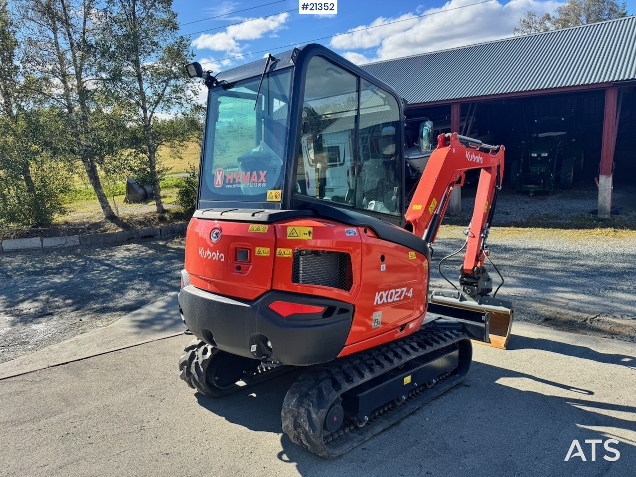 Kubota KX027-4 - Miniekskavaator: pilt 5 Kubota KX027-4 - Miniekskavaator: pilt 5