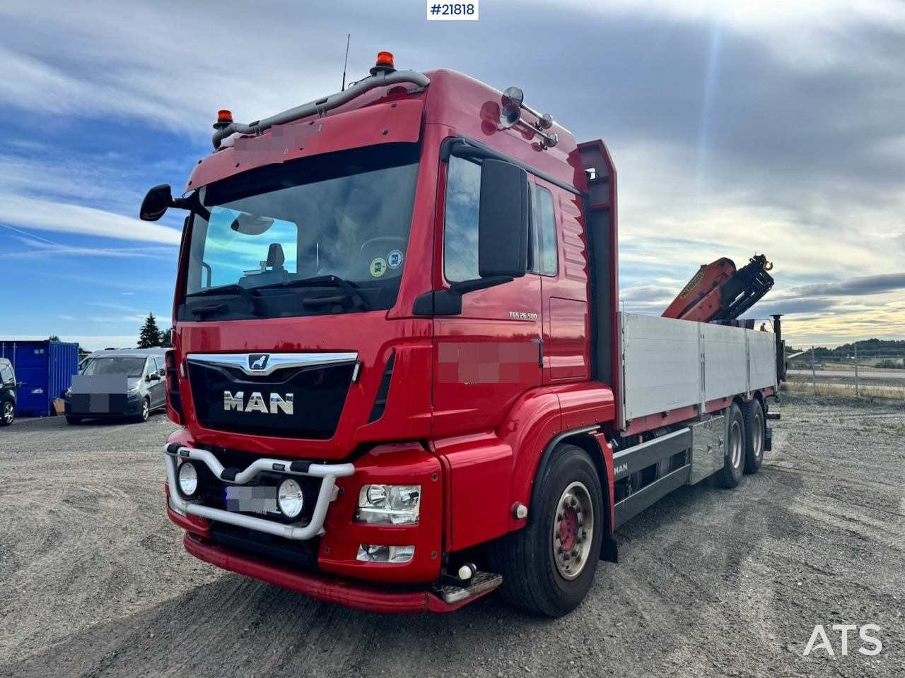 MAN TGS 26.500 6x4 Kranbil m/ 19 t/m Bakmontert kran. SE VIDEO - Kraanaga veoauto: pilt 1 MAN TGS 26.500 6x4 Kranbil m/ 19 t/m Bakmontert kran. SE VIDEO - Kraanaga veoauto: pilt 1