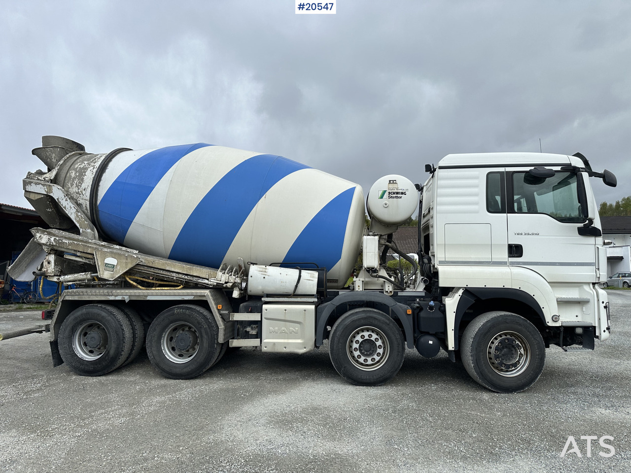 MAN TGS 35.510 8x4 betongbil med 9 meter hydr. renne (gullavtale) - Autobetoonisegisti: pilt 5 MAN TGS 35.510 8x4 betongbil med 9 meter hydr. renne (gullavtale) - Autobetoonisegisti: pilt 5