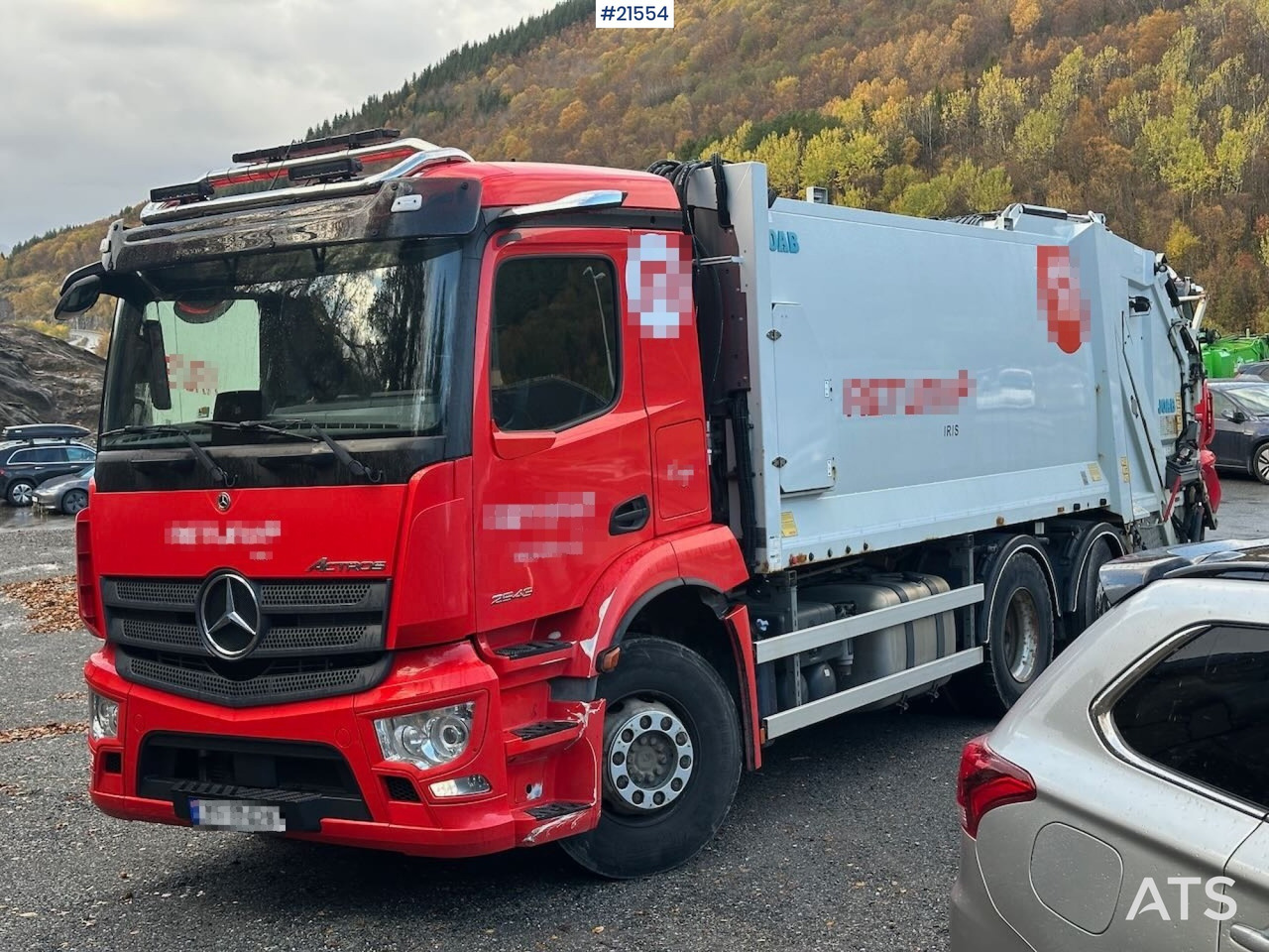 Mercedes Actros 2543 6x2 2 – kammers komprimatorbil m/ 2020 JOAB Anaconda twin påbygg - Prügiauto: pilt 1 Mercedes Actros 2543 6x2 2 – kammers komprimatorbil m/ 2020 JOAB Anaconda twin påbygg - Prügiauto: pilt 1