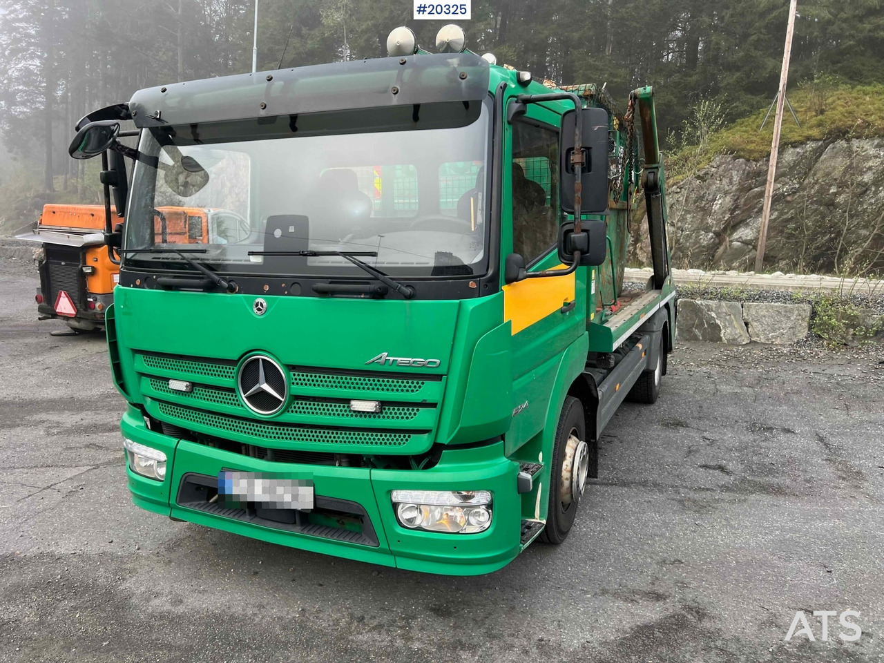 Mercedes Atego 1524 - Nöörtõstukiga veoauto: pilt 2 Mercedes Atego 1524 - Nöörtõstukiga veoauto: pilt 2