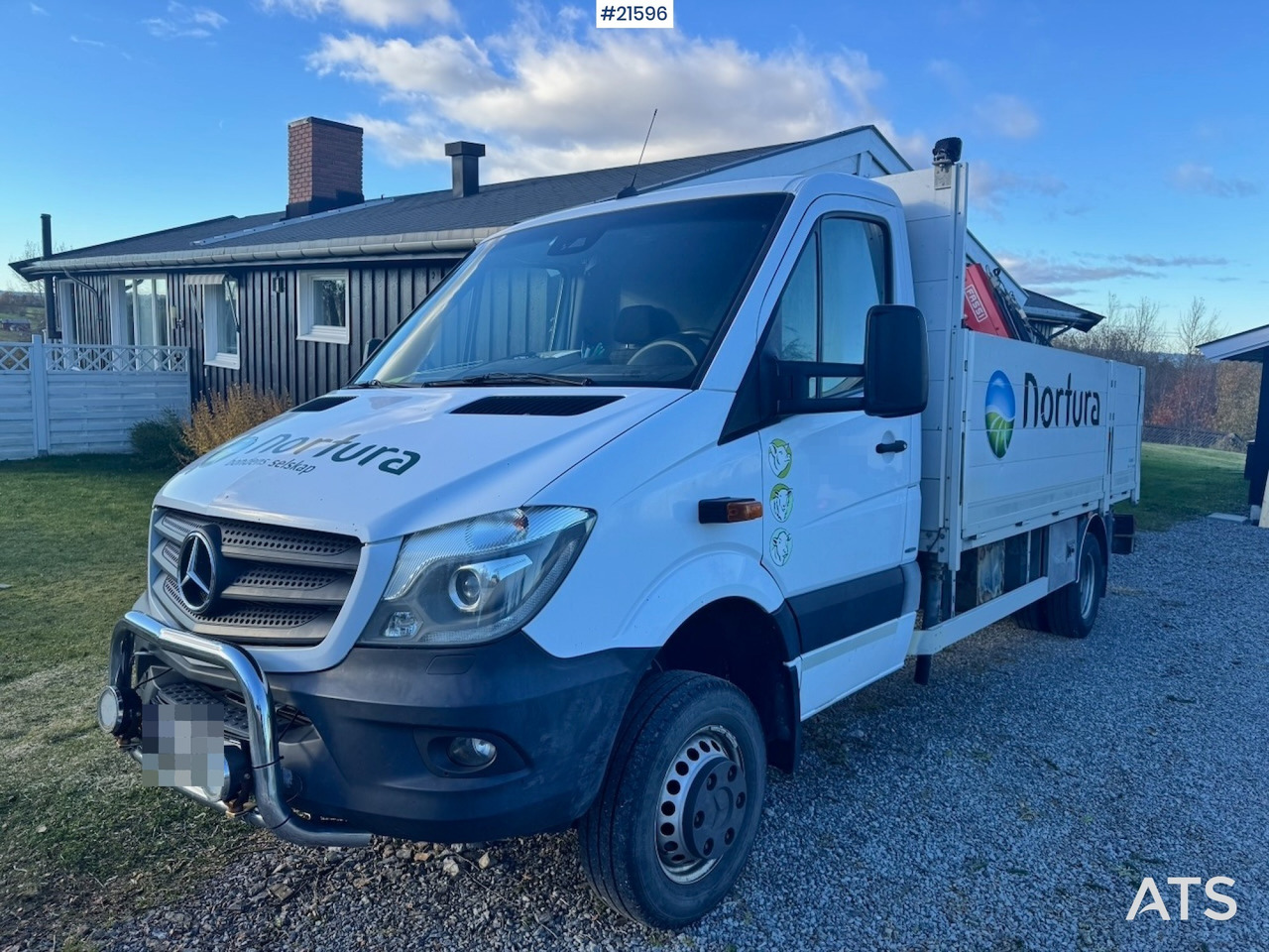 Mercedes-Benz Sprinter 519 4x4 nødslaktbil med vinsj og bakmontert Fassi kran - Kaubik: pilt 1 Mercedes-Benz Sprinter 519 4x4 nødslaktbil med vinsj og bakmontert Fassi kran - Kaubik: pilt 1