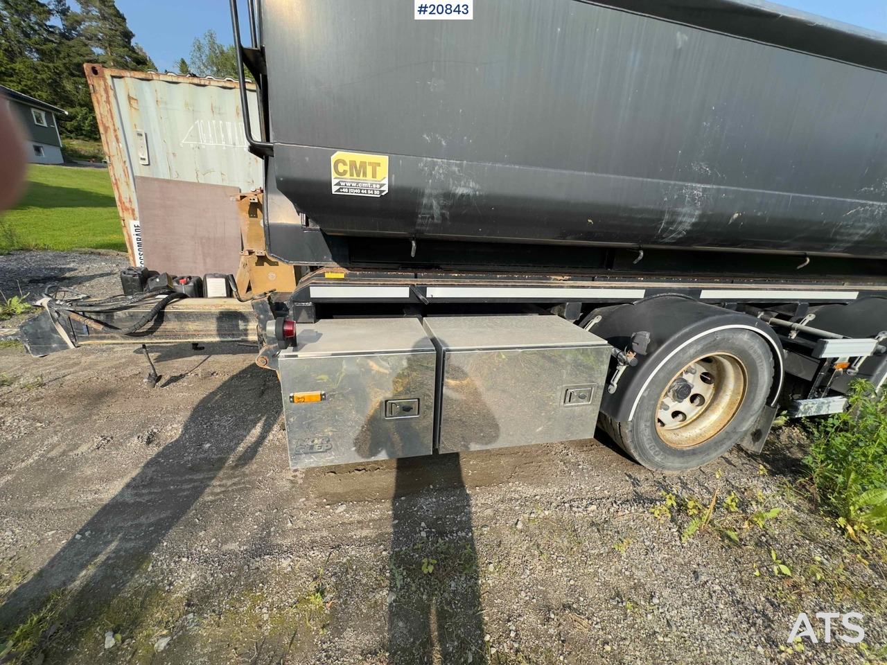 NOR SLEP 2 akslet krokhenger med tipp - Multilift/ Liftdumper haagis: pilt 2 NOR SLEP 2 akslet krokhenger med tipp - Multilift/ Liftdumper haagis: pilt 2