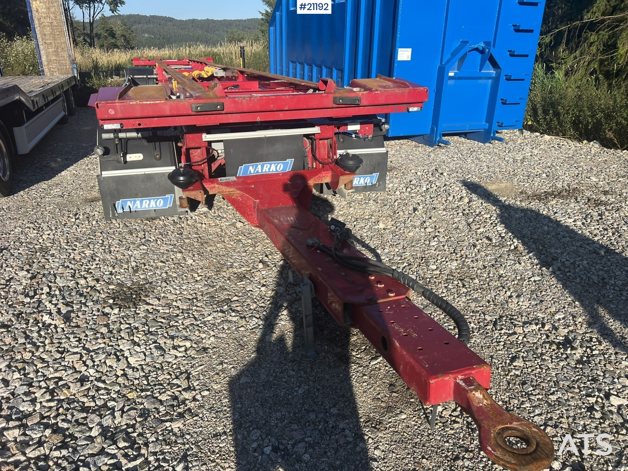 Narko 4 akslet container henger - Multilift/ Liftdumper haagis: pilt 5 Narko 4 akslet container henger - Multilift/ Liftdumper haagis: pilt 5