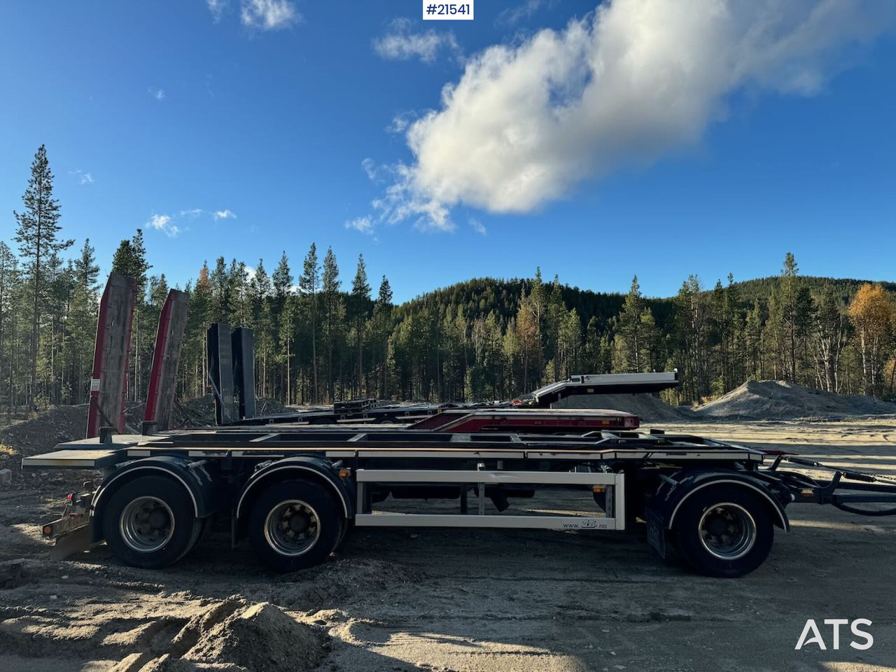 Multilift/ Liftdumper haagis Nor-Slep 2022 Nor Slep SL-28KT Krokhenger m/ tipp: pilt 1