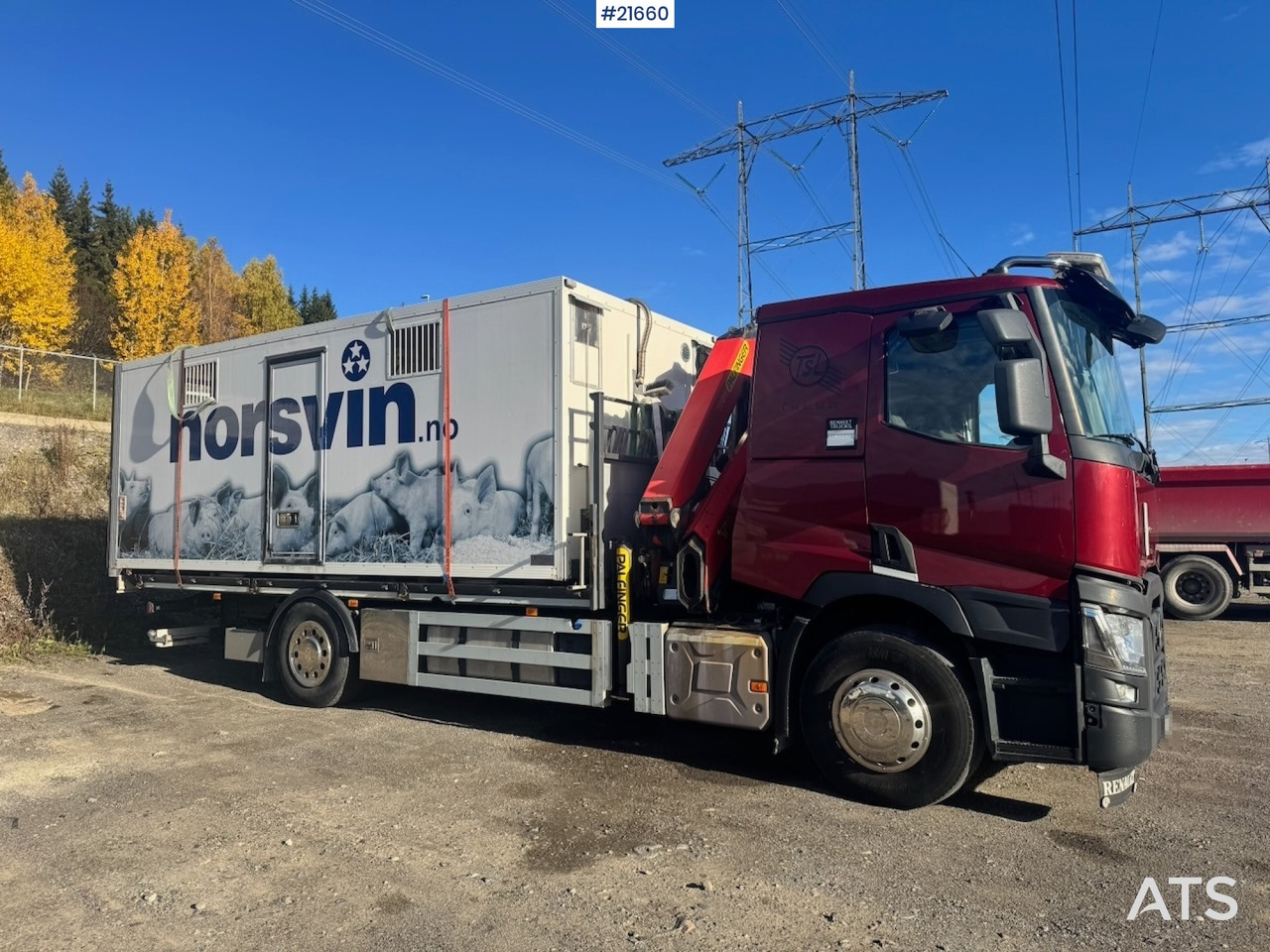 Renault Renault T380 6x2 Kranbil m/ 19 t/m Palfinger - Kraanaga veoauto: pilt 2 Renault Renault T380 6x2 Kranbil m/ 19 t/m Palfinger - Kraanaga veoauto: pilt 2