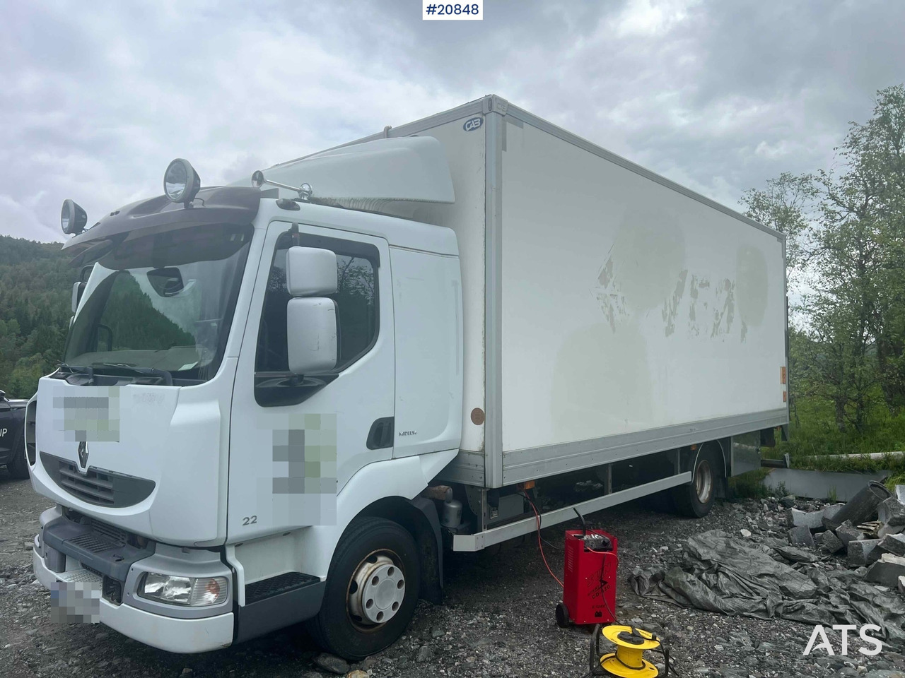 Renault midlum - Kasti veoauto: pilt 1 Renault midlum - Kasti veoauto: pilt 1