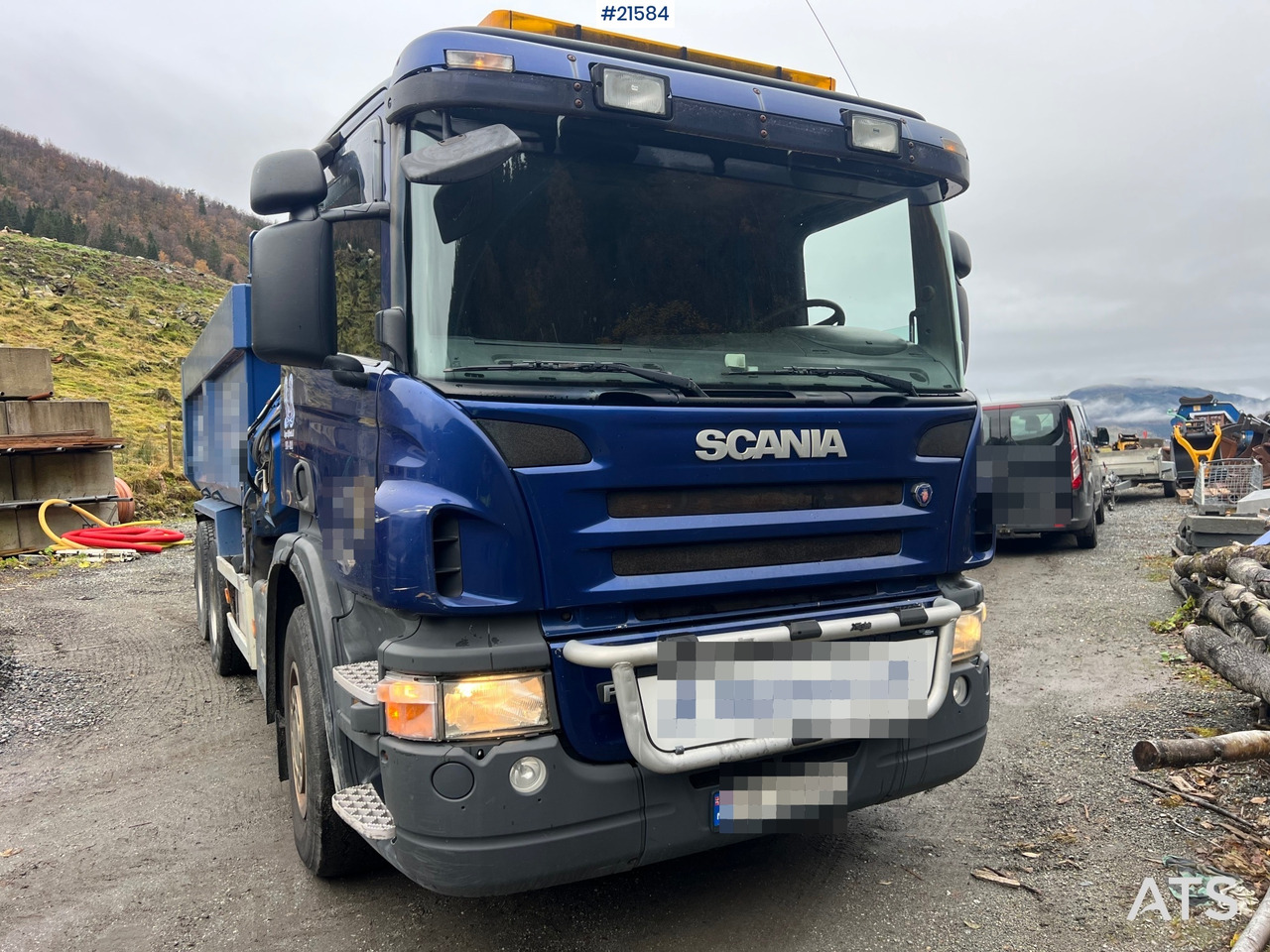 Scania P380 6x2 kranbil m/tipp, m/14t/ og m/Hiab kran - Kraanaga veoauto: pilt 4 Scania P380 6x2 kranbil m/tipp, m/14t/ og m/Hiab kran - Kraanaga veoauto: pilt 4