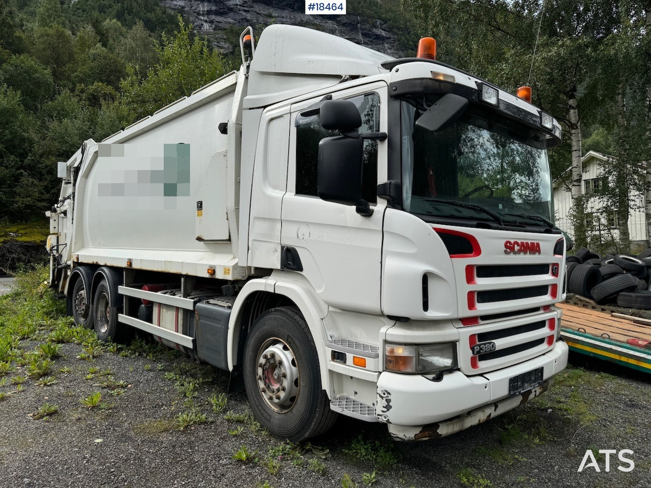 Scania P380 - Prügiauto: pilt 1 Scania P380 - Prügiauto: pilt 1