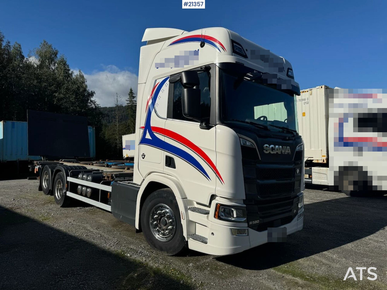 Scania R580 - Konteinerveduk/ Tõstukiga veoauto: pilt 5 Scania R580 - Konteinerveduk/ Tõstukiga veoauto: pilt 5