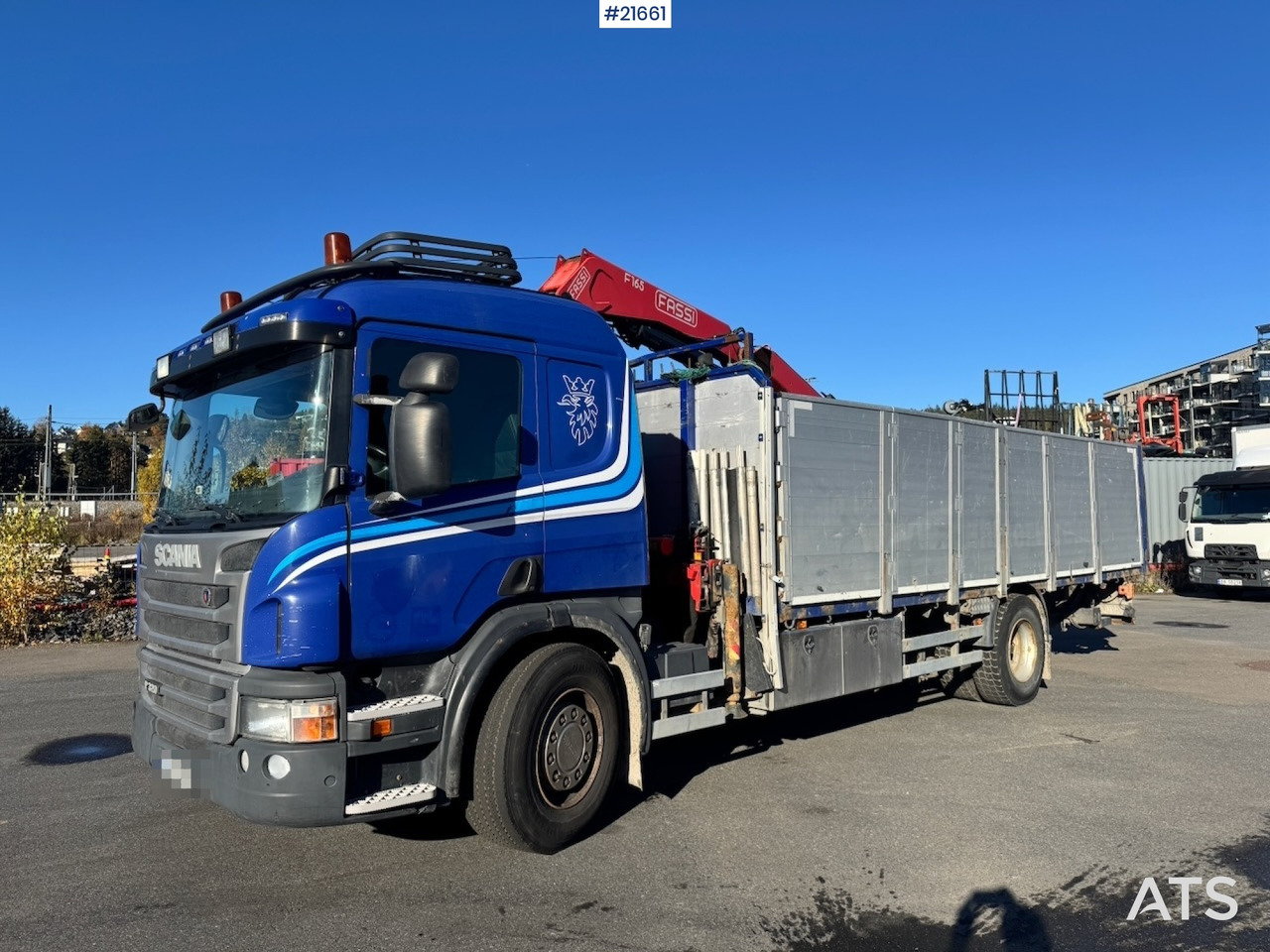 Scania Scania P320 4x2 Kranbil m/ 16,5 t/m Fassi kran og Løftelem. - Kraanaga veoauto: pilt 3 Scania Scania P320 4x2 Kranbil m/ 16,5 t/m Fassi kran og Løftelem. - Kraanaga veoauto: pilt 3