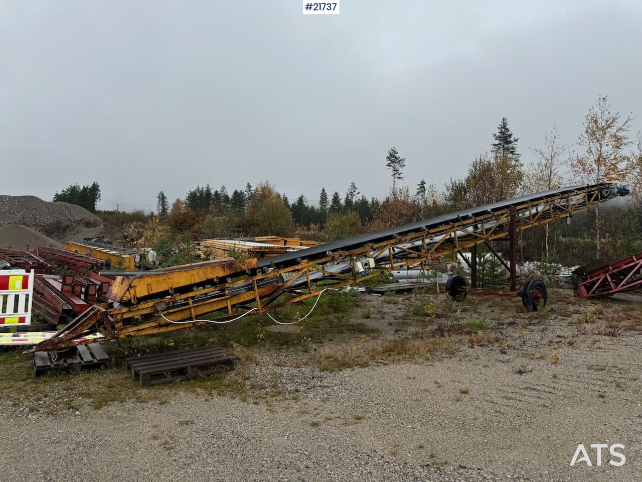 Transportbånd 3 stk - Lintkonveier: pilt 1 Transportbånd 3 stk - Lintkonveier: pilt 1