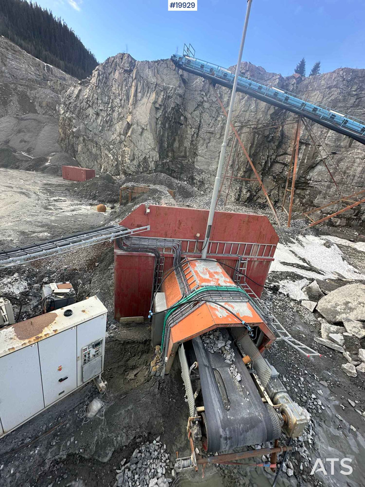 Tunellmater m/ transportband m/ nødstopp - Lintkonveier: pilt 2 Tunellmater m/ transportband m/ nødstopp - Lintkonveier: pilt 2